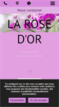 Mobile Screenshot of la-rose-dor-fleuriste.fr